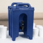 Cambro 100LCD186 Camtainer® 1.5 Gallon Navy Blue Insulated Beverage Dispenser Cambro 100LCD186 Camtainer® 1.5 Gallon Navy Blue Insulated Beverage Dispenser