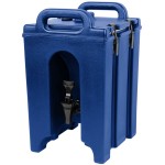 Cambro 100LCD186 Camtainer® 1.5 Gallon Navy Blue Insulated Beverage Dispenser Cambro 100LCD186 Camtainer® 1.5 Gallon Navy Blue Insulated Beverage Dispenser