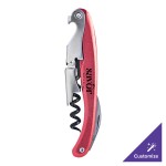 Franmara 3275-20 Lisse Customizable Two-Step Waiter's Corkscrew with Metallic Red Anodized Aluminum Handle Franmara 3275-20 Lisse Customizable Two-Step Waiter's Corkscrew with Metallic Red Anodized Aluminum Handle