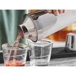 Acopa 28 oz. Stainless Steel 3-Piece Cobbler Cocktail Shaker Acopa 28 oz. Stainless Steel 3-Piece Cobbler Cocktail Shaker