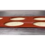 Silikomart SF098 SiliconFLEX 12 Compartment Cylinders Silicone Baking Mold - 1 7/8