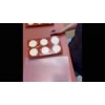 Silikomart SF098 SiliconFLEX 12 Compartment Cylinders Silicone Baking Mold - 1 7/8