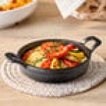 American Metalcraft 8.5 oz. Pre-Seasoned Mini Cast Iron Round Casserole Dish CIPR5125