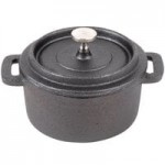 American Metalcraft 8.5 oz. Pre-Seasoned Mini Cast Iron Round Casserole Dish CIPR5125