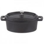 American Metalcraft 8.5 oz. Pre-Seasoned Mini Cast Iron Round Casserole Dish CIPR5125