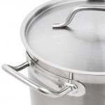 Vollrath 3503 Optio 11 Qt. Stainless Steel Stock Pot with Cover Vollrath 3503 Optio 11 Qt. Stainless Steel Stock Pot with Cover