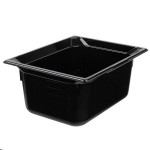 Vollrath 8026420 Super Pan® 1/2 Size Black Polycarbonate Food Pan - 6 Vollrath 8026420 Super Pan® 1/2 Size Black Polycarbonate Food Pan - 6