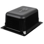 Vollrath 8026420 Super Pan® 1/2 Size Black Polycarbonate Food Pan - 6 Vollrath 8026420 Super Pan® 1/2 Size Black Polycarbonate Food Pan - 6
