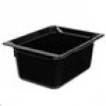Vollrath 8026420 Super Pan® 1/2 Size Black Polycarbonate Food Pan - 6 Vollrath 8026420 Super Pan® 1/2 Size Black Polycarbonate Food Pan - 6