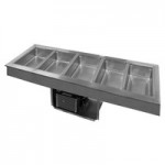 Delfield 8145-EFP Three Pan Drop In LiquiTec Refrigerated Cold Food Well Delfield 8145-EFP Three Pan Drop In LiquiTec Refrigerated Cold Food Well
