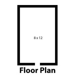 Norlake KLB77812-C Kold Locker 8' x 12' x 7' 7