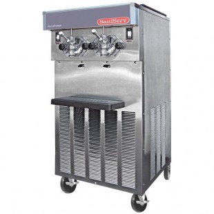 SaniServ 624 Twin Flavor 40 Qt. Air Cooled Shake Machine with 2 Hoppers - 208/230V SaniServ 624 Twin Flavor 40 Qt. Air Cooled Shake Machine with 2 Hoppers - 208/230V