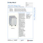 Delfield D4427NP-9M 27 Delfield D4427NP-9M 27
