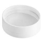 48/485 White Induction-Lined Polypropylene Spice Cap - 100/Pack 48/485 White Induction-Lined Polypropylene Spice Cap - 100/Pack