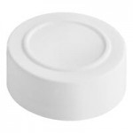 48/485 White Induction-Lined Polypropylene Spice Cap - 100/Pack 48/485 White Induction-Lined Polypropylene Spice Cap - 100/Pack