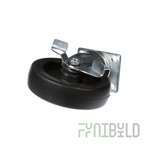 APW Wyott AS-8633101 Caster, 5 Swivel W/Plate Brak