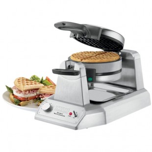 Waring WWD200 Non-Stick Double Waffle Maker - 120V