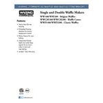 Waring WWD200 Non-Stick Double Waffle Maker - 120V Waring WWD200 Non-Stick Double Waffle Maker - 120V