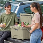CaterGator CG20TAN Tan 20 Qt. Rotomolded Outdoor Cooler / Ice Chest