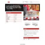 Carnival King HDSG1A Silver Square Glass Full Service Hot Food Display Case with 1 Shelf - 120V, 800W Carnival King HDSG1A Silver Square Glass Full Service Hot Food Display Case with 1 Shelf - 120V, 800W