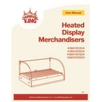 Carnival King HDSG1A Silver Square Glass Full Service Hot Food Display Case with 1 Shelf - 120V, 800W Carnival King HDSG1A Silver Square Glass Full Service Hot Food Display Case with 1 Shelf - 120V, 800W