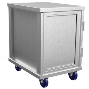 Winholt EC1816-C 16 Pan End Load Enclosed Bun / Sheet Pan Rack - Assembled Winholt EC1816-C 16 Pan End Load Enclosed Bun / Sheet Pan Rack - Assembled
