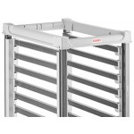Cambro UGNPR11H9480 Camshelving® GN 1/1 Half Size 9 Pan Trolley Rack with Casters - Unassembled