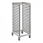Cambro UGNPR11H9480 Camshelving® GN 1/1 Half Size 9 Pan Trolley Rack with Casters - Unassembled