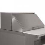 Advance Tabco HF-3E-240-BS Three Pan Electric Hot Food Table with Enclosed Base - Open Well, 208/240V