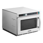 Solwave Space Saver Stainless Steel Heavy-Duty Commercial Microwave with USB Port - 1,200W, 120V