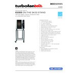 Moffat E33D5-P Turbofan Single Deck Half Size Electric Digital Convection Oven with Steam Injection - 208V, 1 Phase, 6 kW Moffat E33D5-P Turbofan Single Deck Half Size Electric Digital Convection Oven with Steam Injection - 208V, 1 Phase, 6 kW