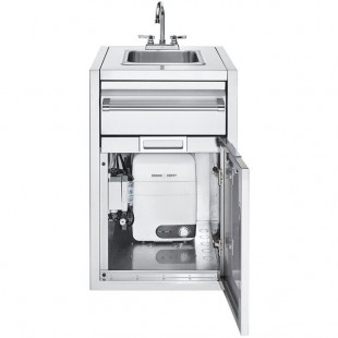Crown Verity IBISC-SK-WH Infinite Series Small Built-In Cabinet with Sink and Water Heater - 120V Crown Verity IBISC-SK-WH Infinite Series Small Built-In Cabinet with Sink and Water Heater - 120V