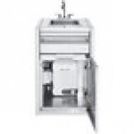 Crown Verity IBISC-SK-WH Infinite Series Small Built-In Cabinet with Sink and Water Heater - 120V