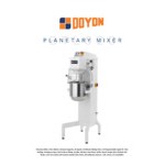 Doyon BTL020 20 Qt. Commercial Planetary Floor Mixer - 120V, 1 hp