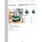 AvaMix Revolution Max BFP15SS 3 Qt. Stainless Steel Batch Bowl Food Processor - 1 1/2 hp