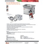 Sirman 21327706F TC #32 Nevada Ice H Refrigerated Electric Meat Grinder - 220V, 2 1/2 hp