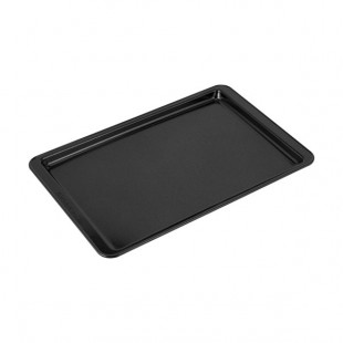 Baking tray 700x450x50 in for oven (black metal, with 4-sided bevel)