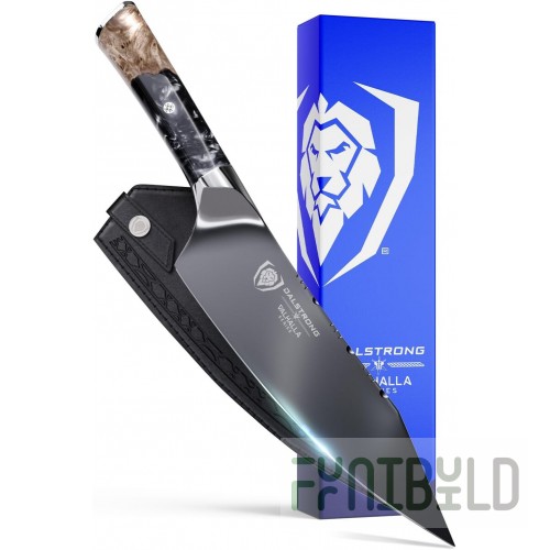Dexter 8110 8 Inch Blade 3 to 1/4 Inch Handle Chinese Chef Knife Hardwood Handle High Carbon Stainless Steel
