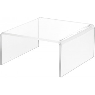 Fortessa SFC-5B-SR-08 7.75 Inch Square Display Riser Brushed Stainless Steel