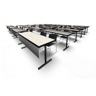Forbes Industries REVFT1860MXE-TSC 60 Inch Revolution Training Table with Locking Casters Forbes Industries REVFT1860MXE-TSC 60 Inch Revolution Training Table with Locking Casters
