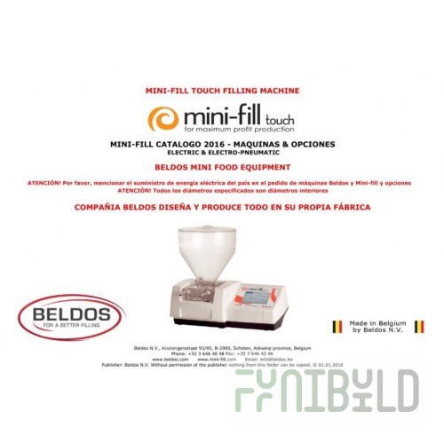 Electric jigging machine MINI-FILL TOUCH 230V complete