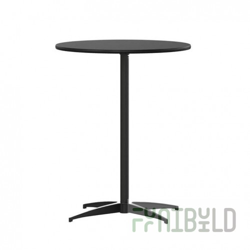 Forbes Industries PLY###PKG24RDMXE#IC-TCH-WB 24 Inch Round Top Cafe Table with Chrome Bases