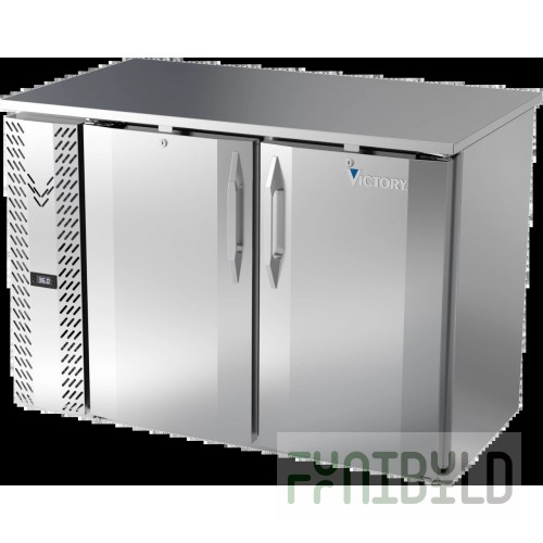 Victory VBBN48HC-PT-S Pass-Thru Back Bar Refrigerator Two-section 48