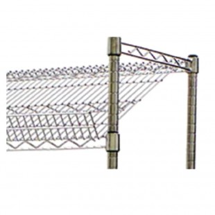 Eagle 4TF1848-C 48 Inch Truss Frame Chrome for Angled Shelving