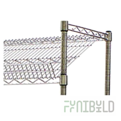 Eagle 4TF1848-C 48 Inch Truss Frame Chrome for Angled Shelving