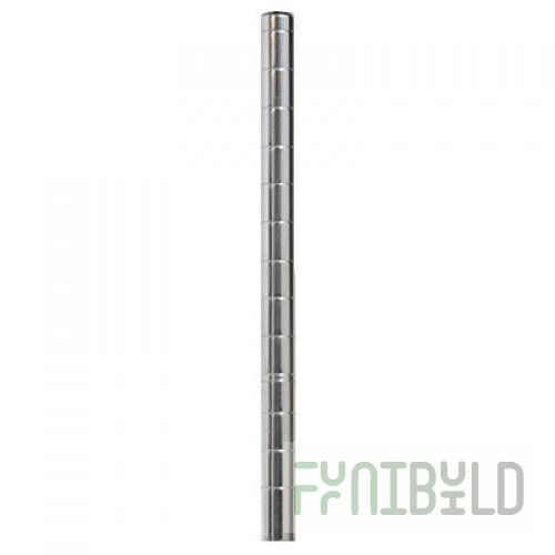 Eagle CP86-Z 86 Inch Caster Post Grooved 1 Inch Increments Zinc Finish NSF
