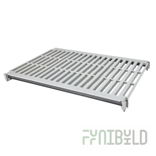 Cambro EXSK2172V1480 72 Inch Antimicrobial Universal Shelf Kit 21 Inch Speckled Gray