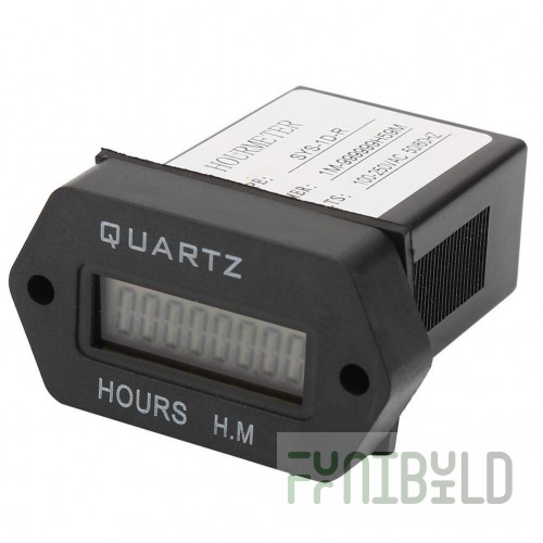 Electronic operating time counter