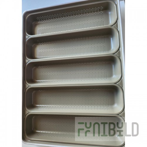Bread form No. 11x5, (5 sections, aluminum) Tsvetlit-R