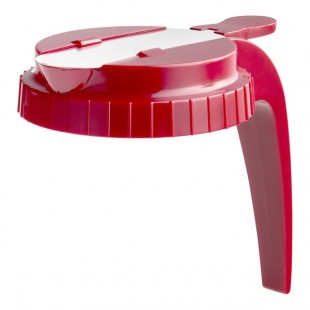 Tablecraft 748RT 3.5 Inch Dispenser Top Plastic Red Dishwasher Safe